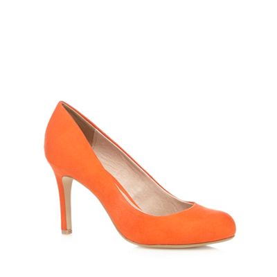J by Jasper Conran Orange suedette high court shoes
